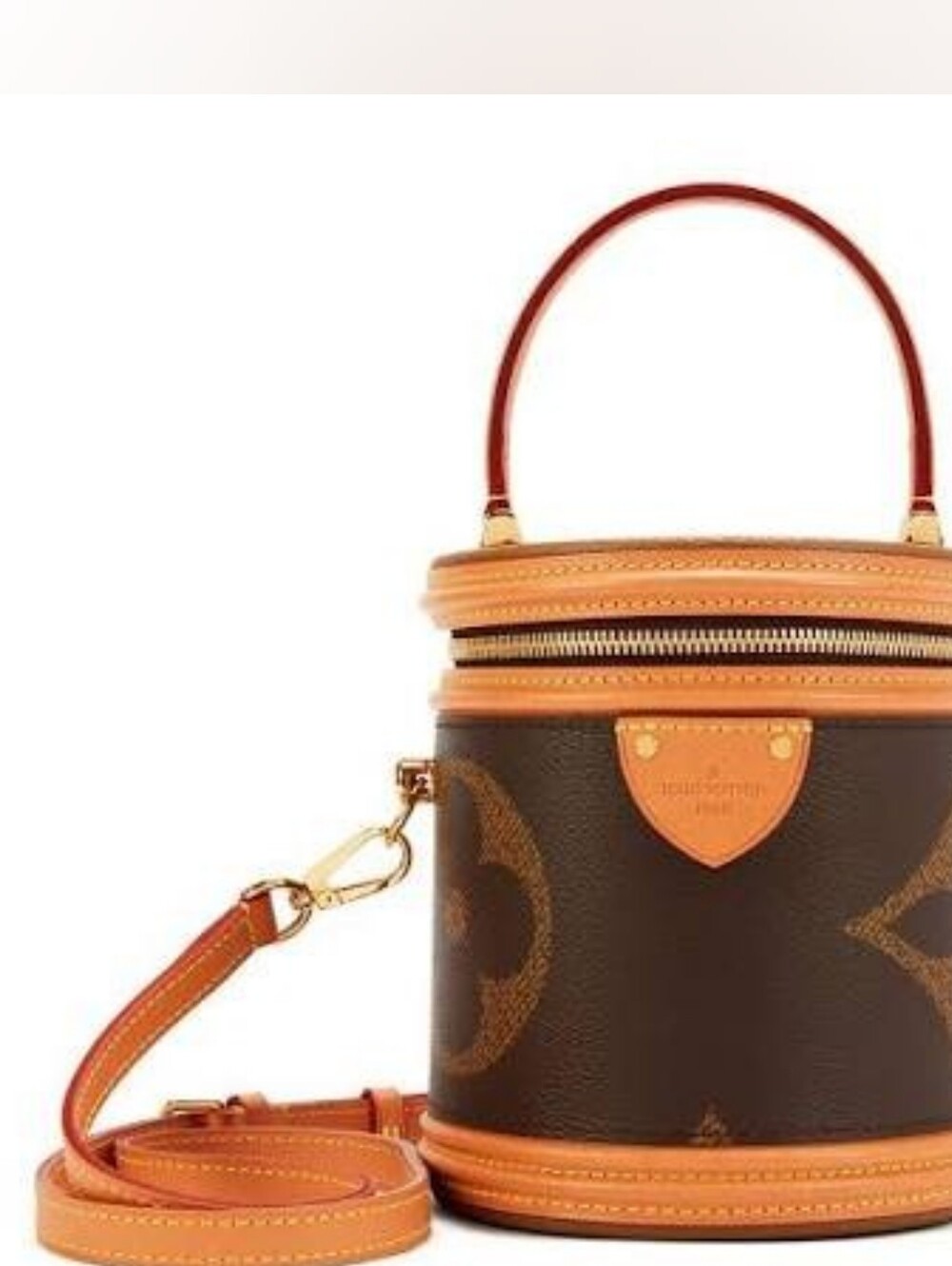 Like NEW!!! Rare! Louis Vuitton Cannes Monogram Giant Brown LV With COA & Lock! - Picture 7 of 16